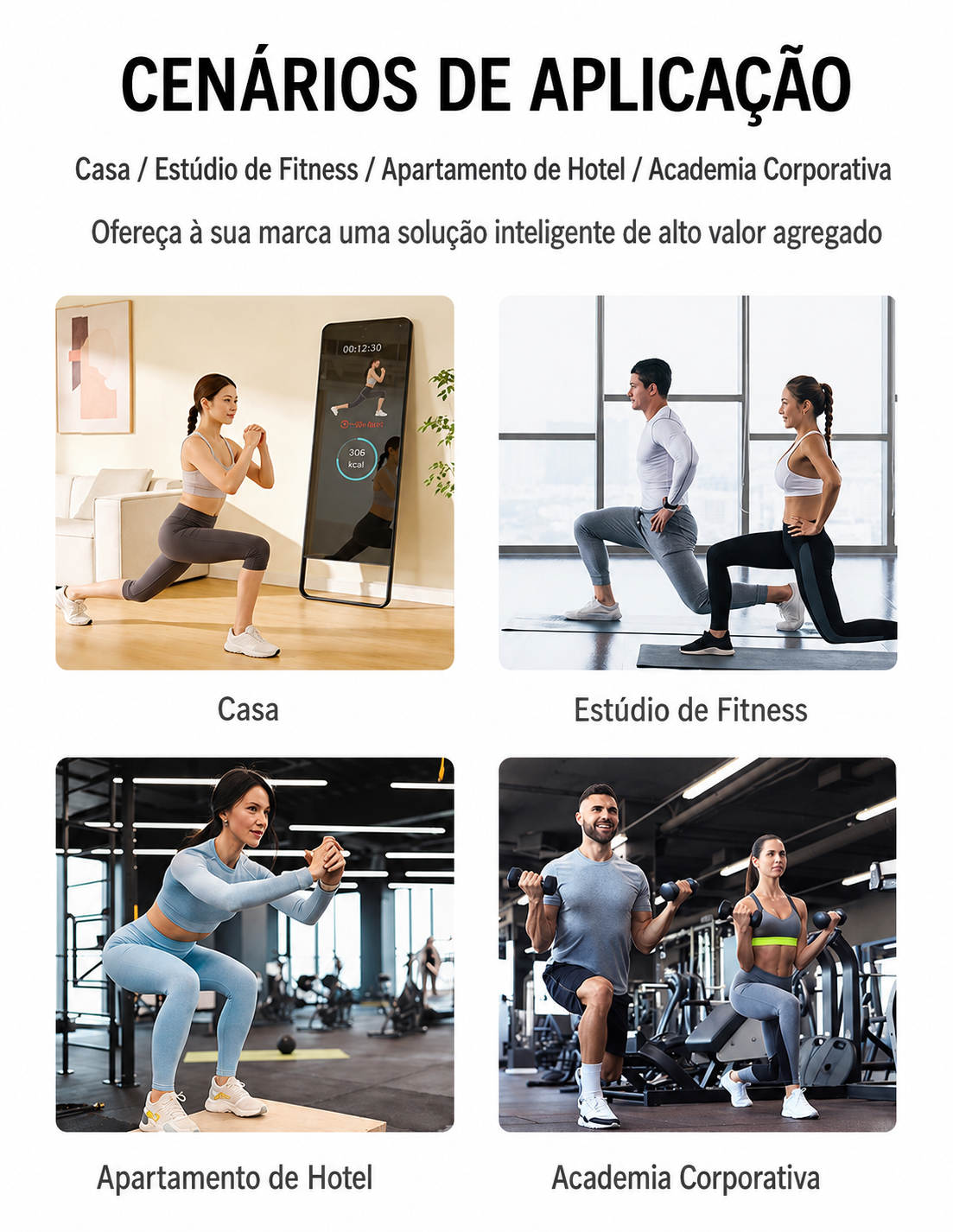 Espelho Fitness Inteligente com IA – Treinamento Interativo em Tempo Real 3